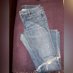 J. Crew Matchstick Medium Wash Straight Leg Jeans Size 31